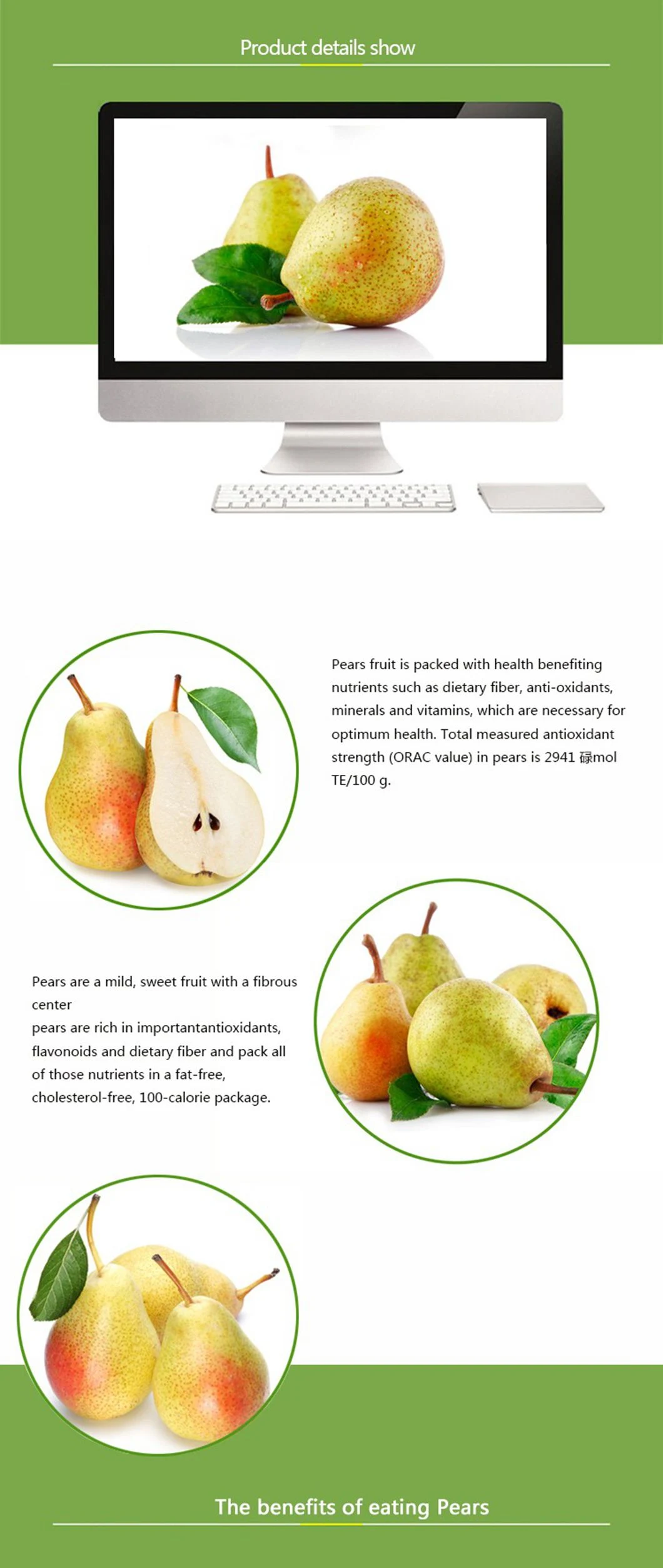 Asian Fresh Singo Pear Organic Korea Pear Sweet and Moisture High Quality Pear From China