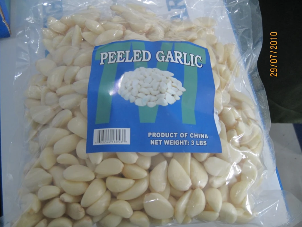 Frozen Peeled Fresh White Garlic Clove